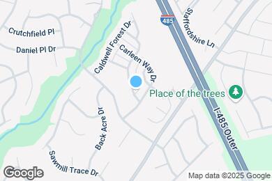 Map image of the property - 9925 Grier Springs Ln