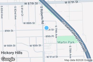 Map image of the property - 8901 S Roberts Rd