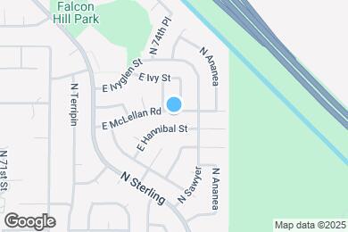 Map image of the property - 7455 E McLellan Rd