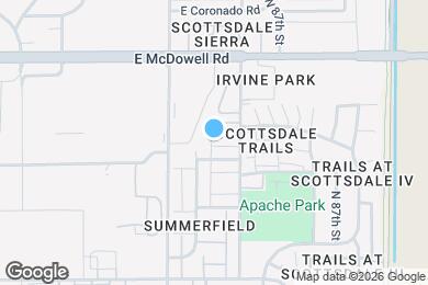 Map image of the property - 1350 N 85th Pl