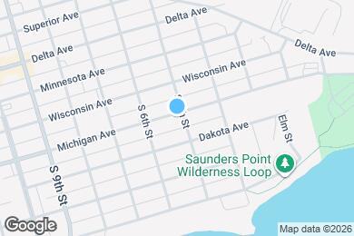 Map image of the property - 523 Michigan Ave