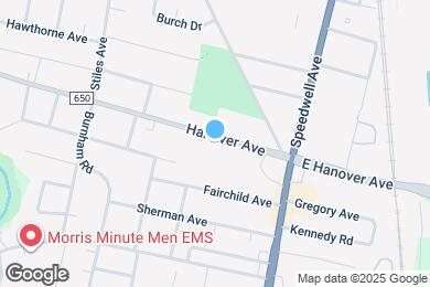Map image of the property - 36 W Hanover Ave