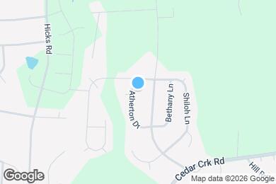 Map image of the property - 130 Atherton Dr