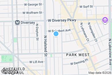Map image of the property - 2661 N Burling St