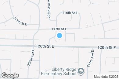 Map image of the property - 20703 119th Street Ct E
