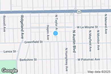 Map image of the property - 1115 N Taylor Ave