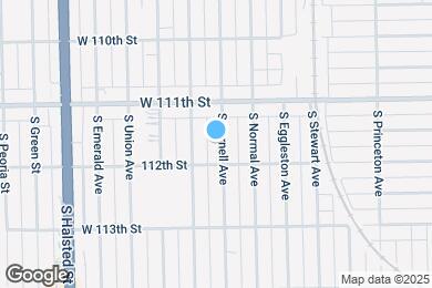 Map image of the property - 11140 S Parnell Ave