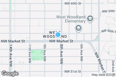 Map image of the property - 808 NW Market St