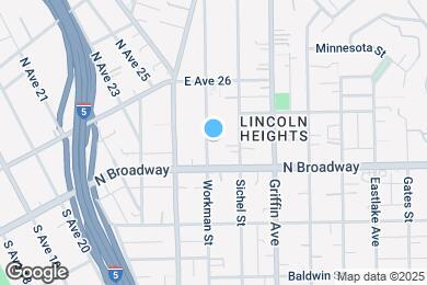 Map image of the property - 2424 Workman St