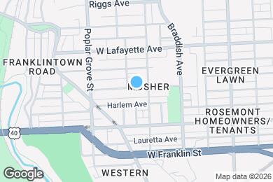 Map image of the property - 2739 Rayner Ave