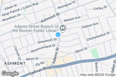 Map image of the property - 695 Adams St