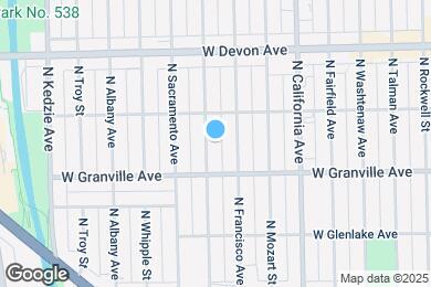 Map image of the property - 6229 N Richmond St