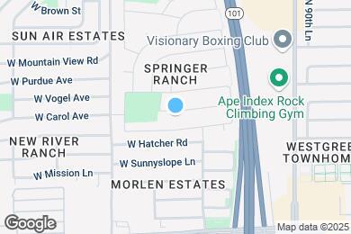 Map image of the property - 9327 W Carol Ave
