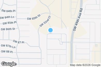Map image of the property - 8724 SW 49th Cir