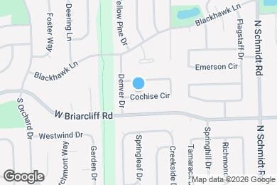 Map image of the property - 606 Cochise Cir