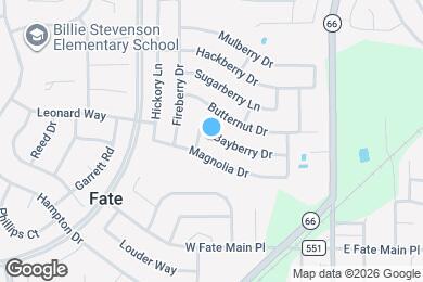 Map image of the property - 372 Bayberry Dr