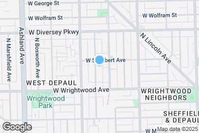 Map image of the property - 2649 N Wayne Ave