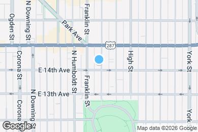 Map image of the property - 1409 Gilpin St