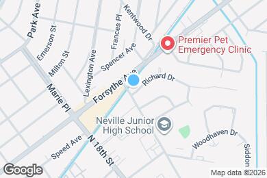 Map image of the property - 1901 Richard Dr