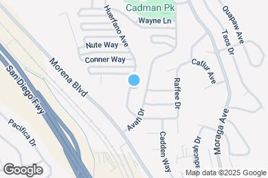 Map image of the property - 4099 Huerfano Ave