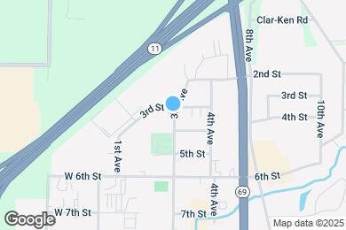 Map image of the property - 259 NW 3rd Ave