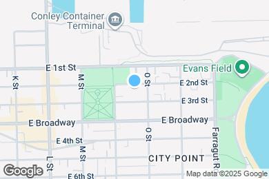 Map image of the property - 831 E 2nd St