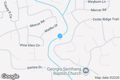 Map image of the property - 4436 Cedar Ridge Trail