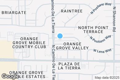 Map image of the property - 3301 W Calle Toronja
