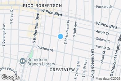 Map image of the property - 1506 S Bedford St