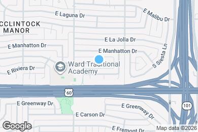 Map image of the property - 2051 E Hermosa Dr