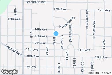 Map image of the property - 1289 14th St
