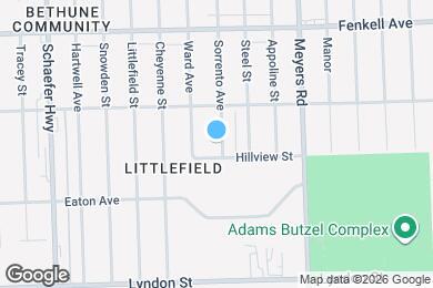 Map image of the property - 14887 Sorrento Ave