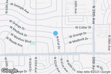 Map image of the property - 5102 N 61st Dr