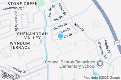 Map image of the property - 3107 Conde Dr