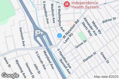 Map image of the property - 160 Madison Ave