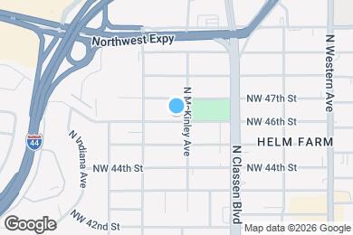 Map image of the property - 1505 NW 46th St