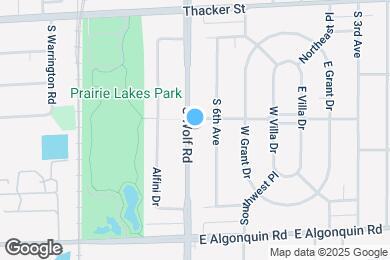 Map image of the property - 1023 S Wolf Rd
