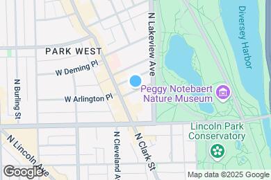 Map image of the property - 442 W Arlington Pl