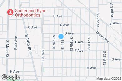 Map image of the property - 1129 S 18th St