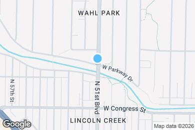 Map image of the property - 2449 N 51st Blvd
