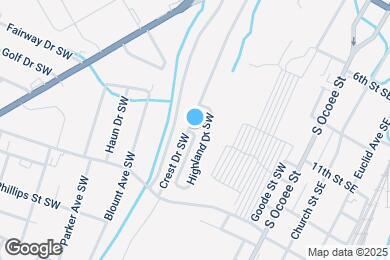 Map image of the property - 529 Crest Dr SW