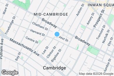 Map image of the property - Harvard Towers