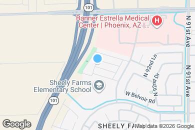 Map image of the property - 9444 W Wilshire Ave