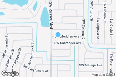 Map image of the property - 1662 SW Meridian Ave