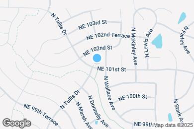 Map image of the property - 10111 N Tullis Dr