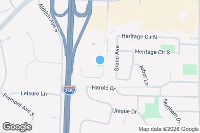 Map image of the property - Glen at Burnsville Apartments