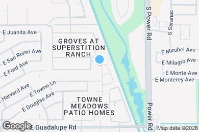 Map image of the property - 1042 N Blackbird Dr