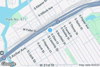 Map image of the property - 2893 S Archer Ave
