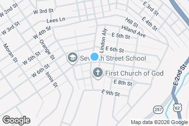 Map image of the property - 701 Central Ave