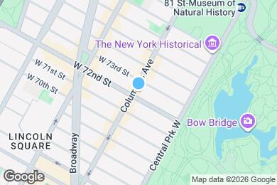 Map image of the property - 53 W 72nd St